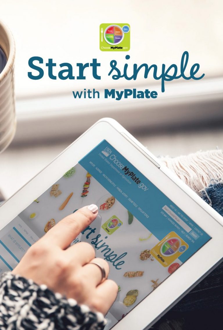 USDA's new start simple campaign with MyPlate