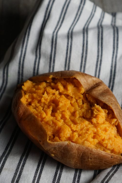 10 Minute Microwave Sweet Potato Recipe Tutuorial