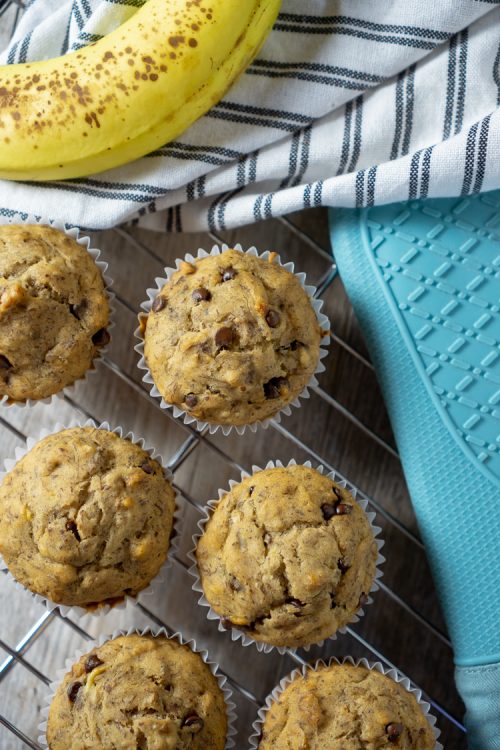 Banana Chocolate Chip Gluten-Free Muffins Recipe